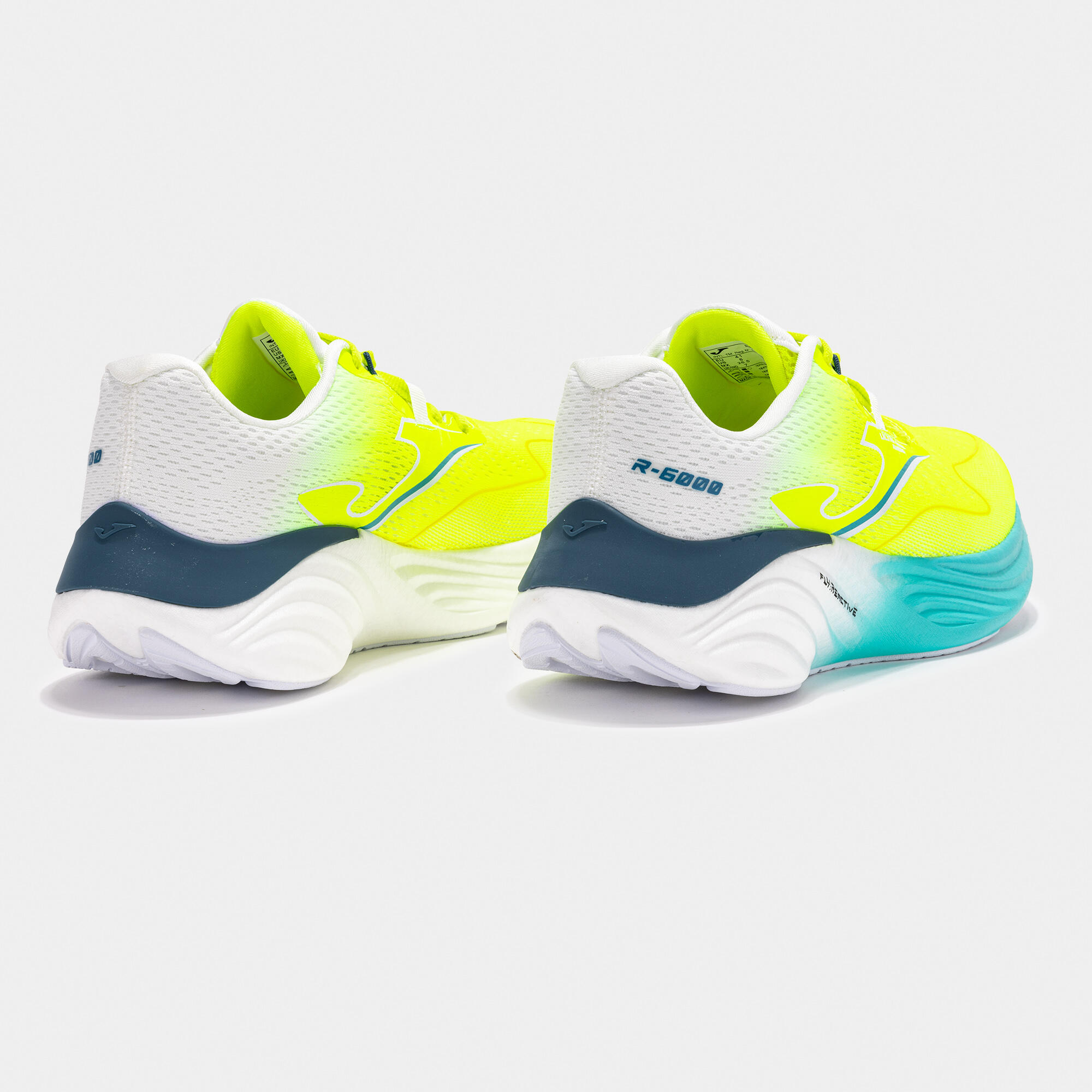 Zapatillas Running Hombre Joma R.6000 Men Amarillo Flúor 3/6