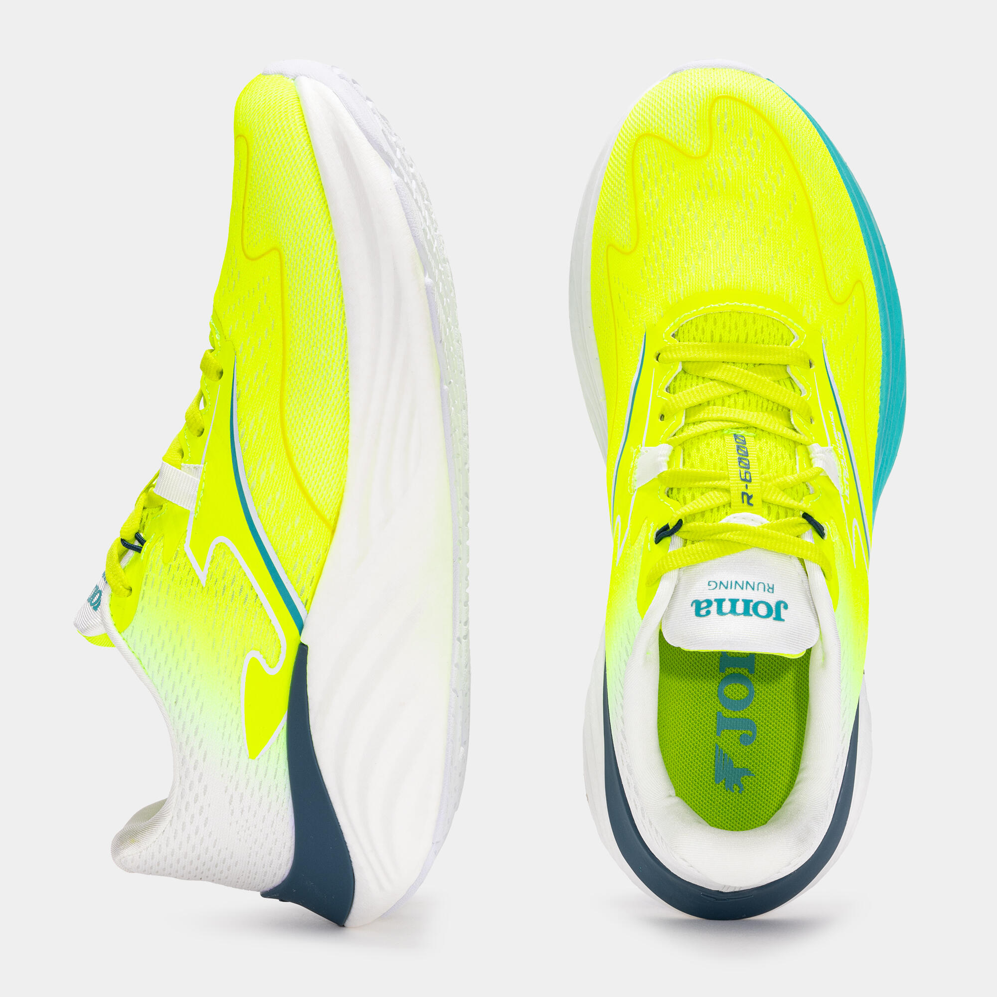 Zapatillas Running Hombre Joma R.6000 Men Amarillo Flúor 4/6