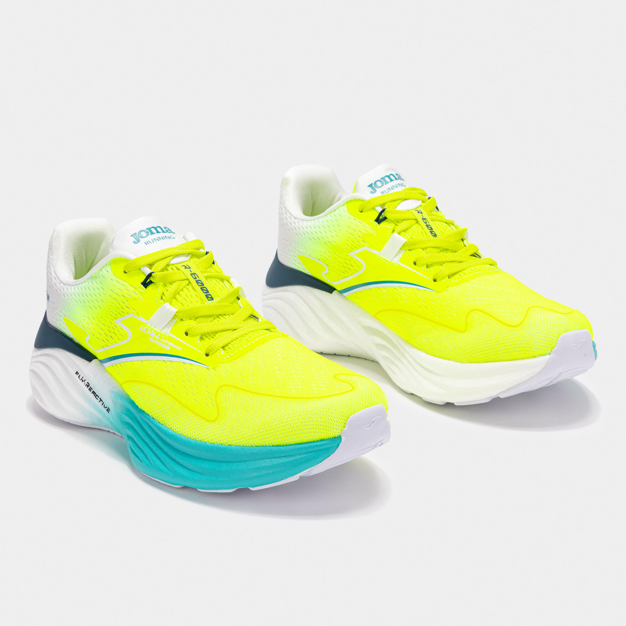 Zapatillas Running Hombre Joma R.6000 Men Amarillo Flúor 2/6