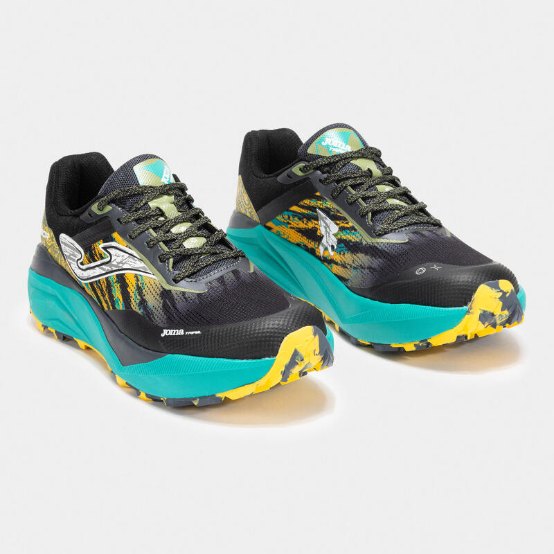 Pantofi sport trail Joma Kubor, Negru/Turquoise, 41