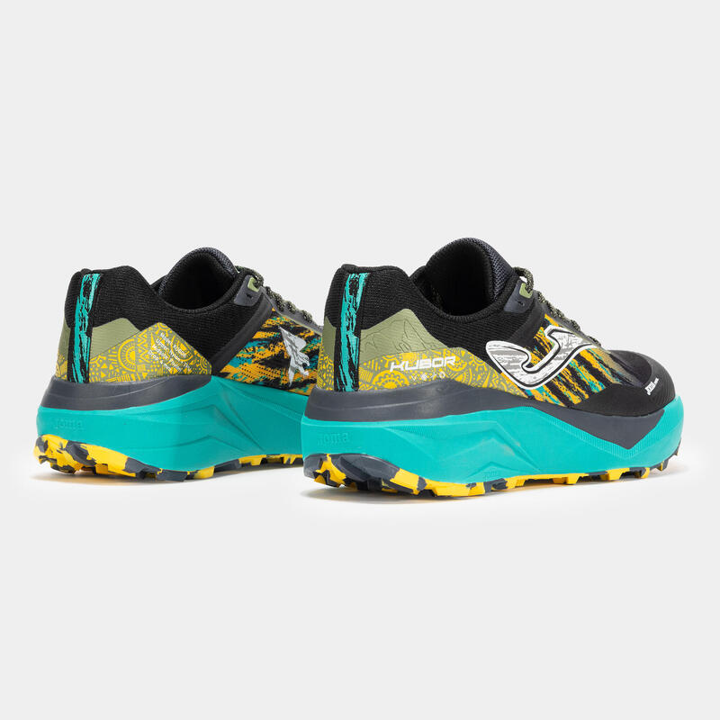 Pantofi sport trail Joma Kubor, Negru/Turquoise, 41