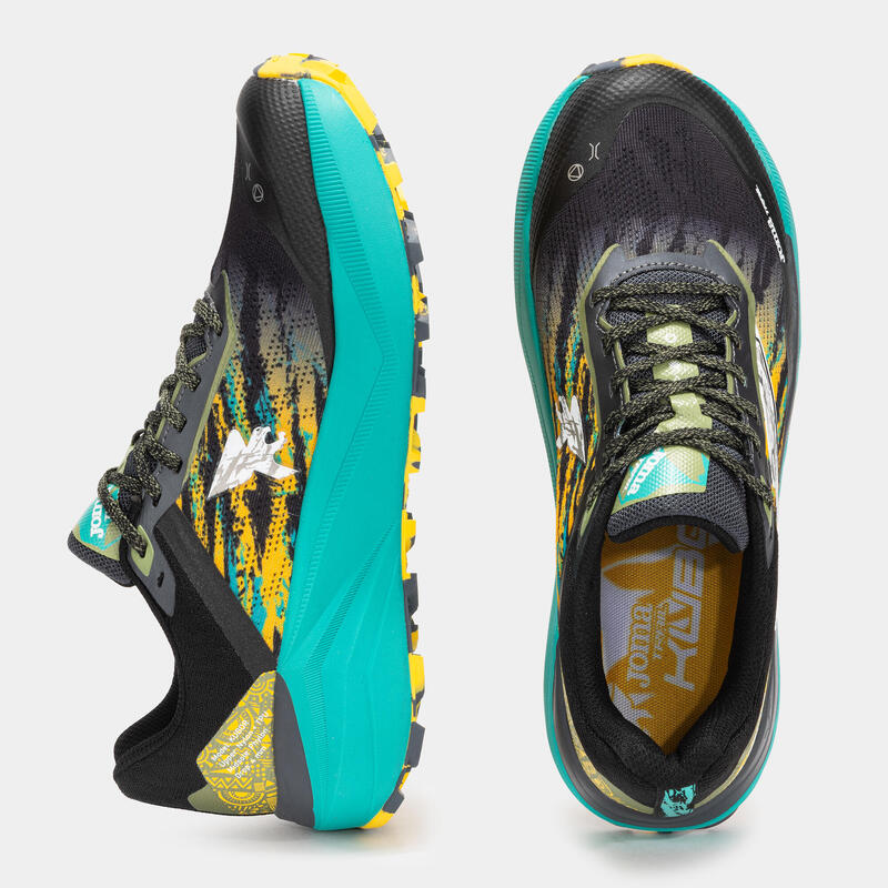 Pantofi sport trail Joma Kubor, Negru/Turquoise, 41