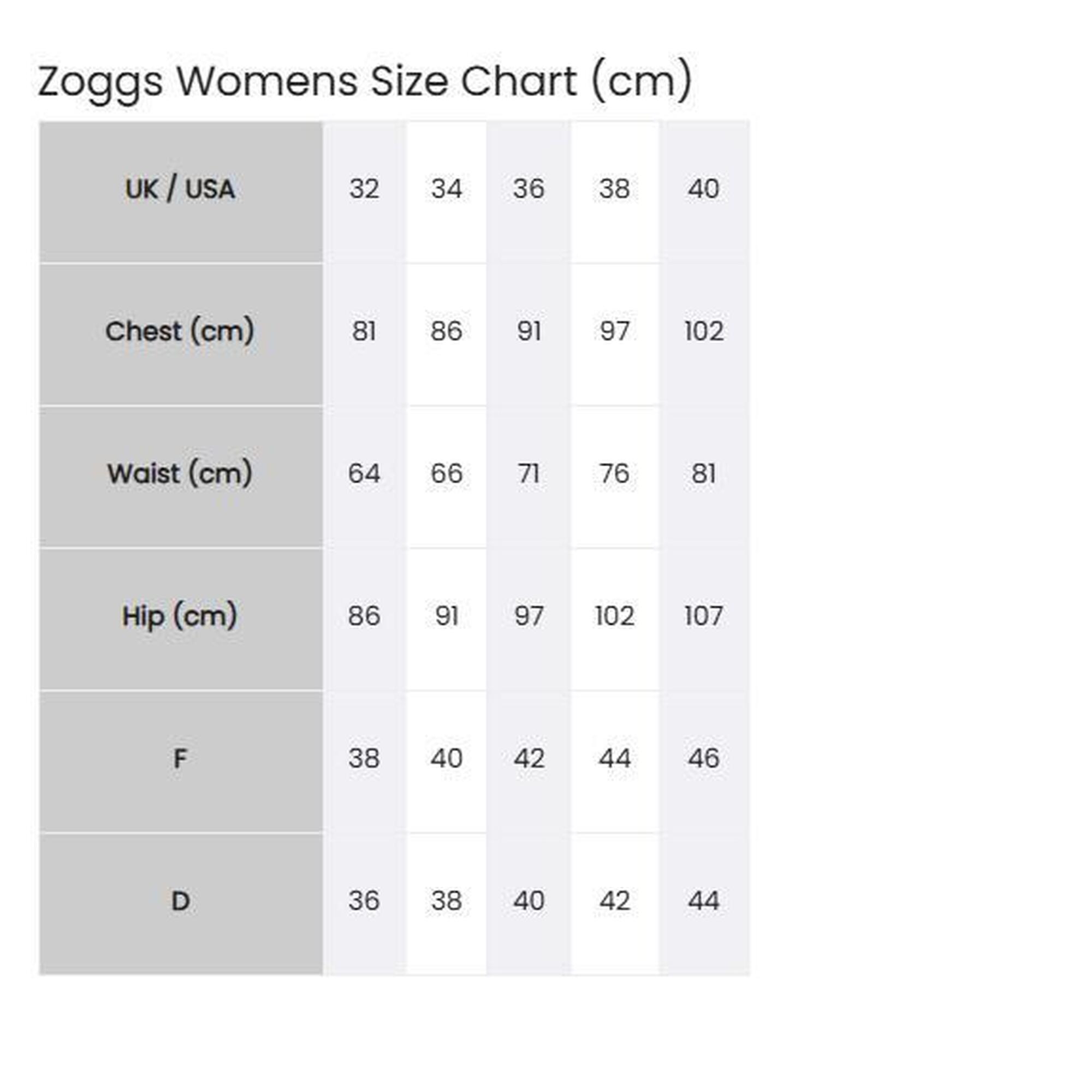 Strój pływacki jednoczęściowy damski Zoggs Swim Crazy Masterback