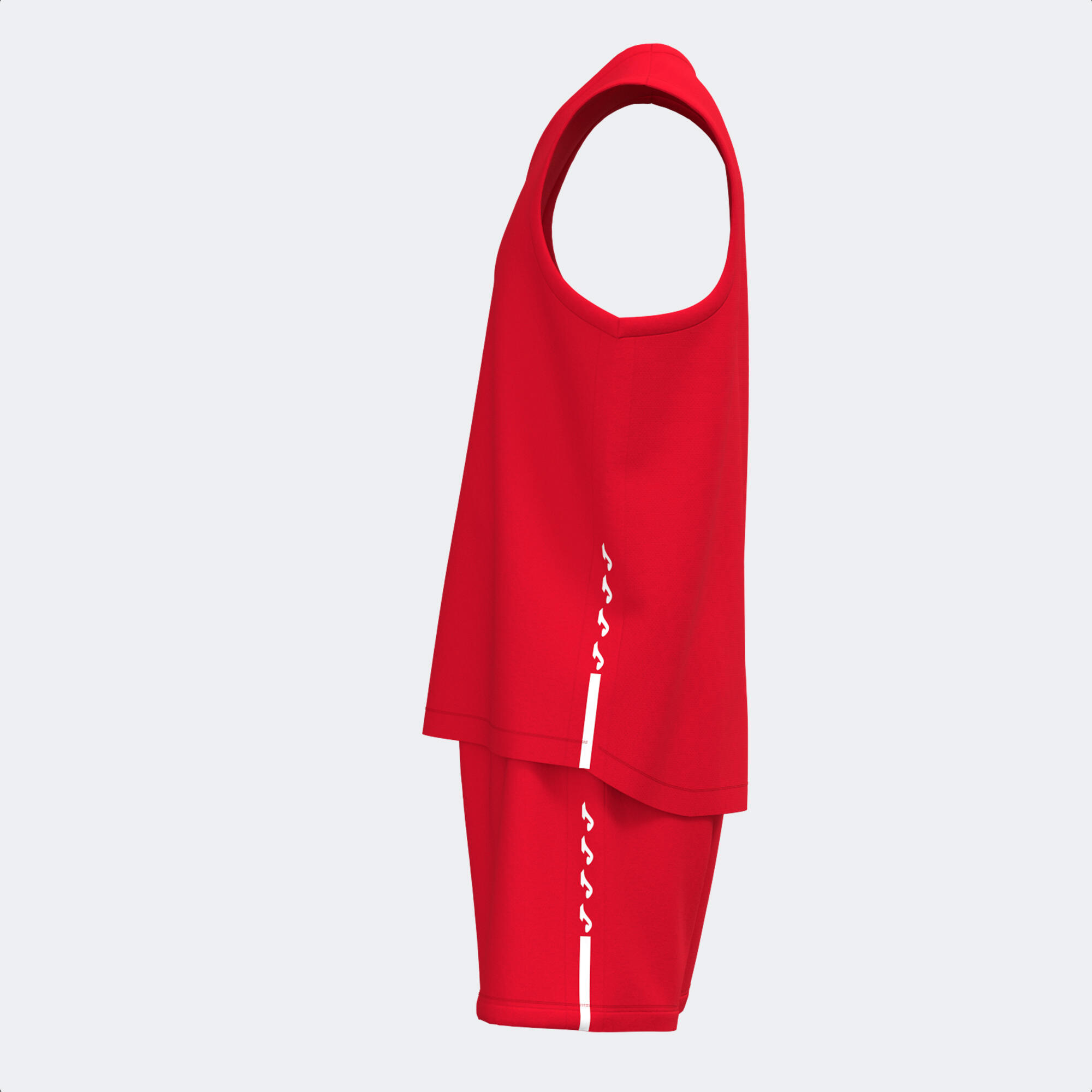 Conjunto Basquetebol Homem Joma Olimpiada basket Vermelho 3/5