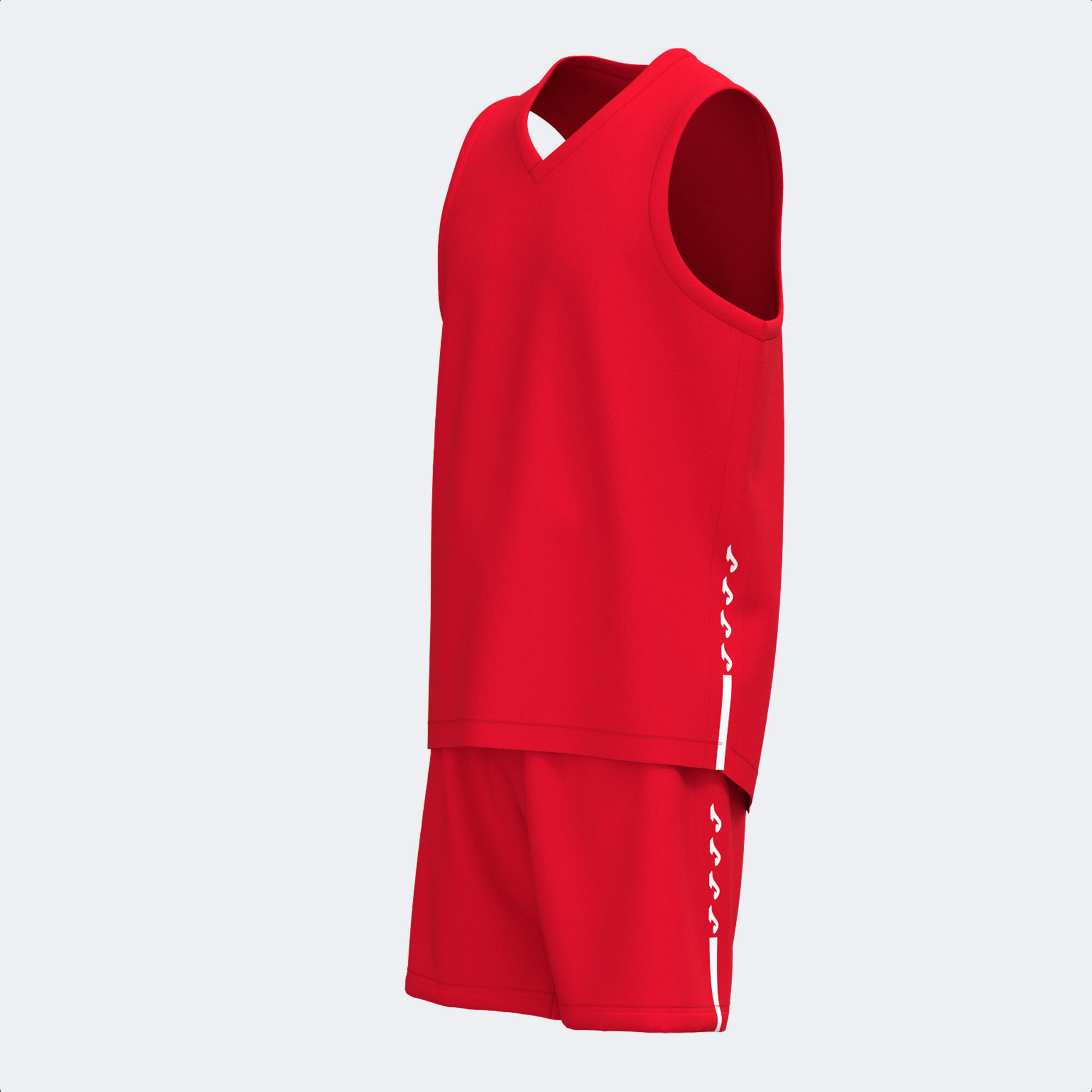 Conjunto Basquetebol Homem Joma Olimpiada basket Vermelho 2/5