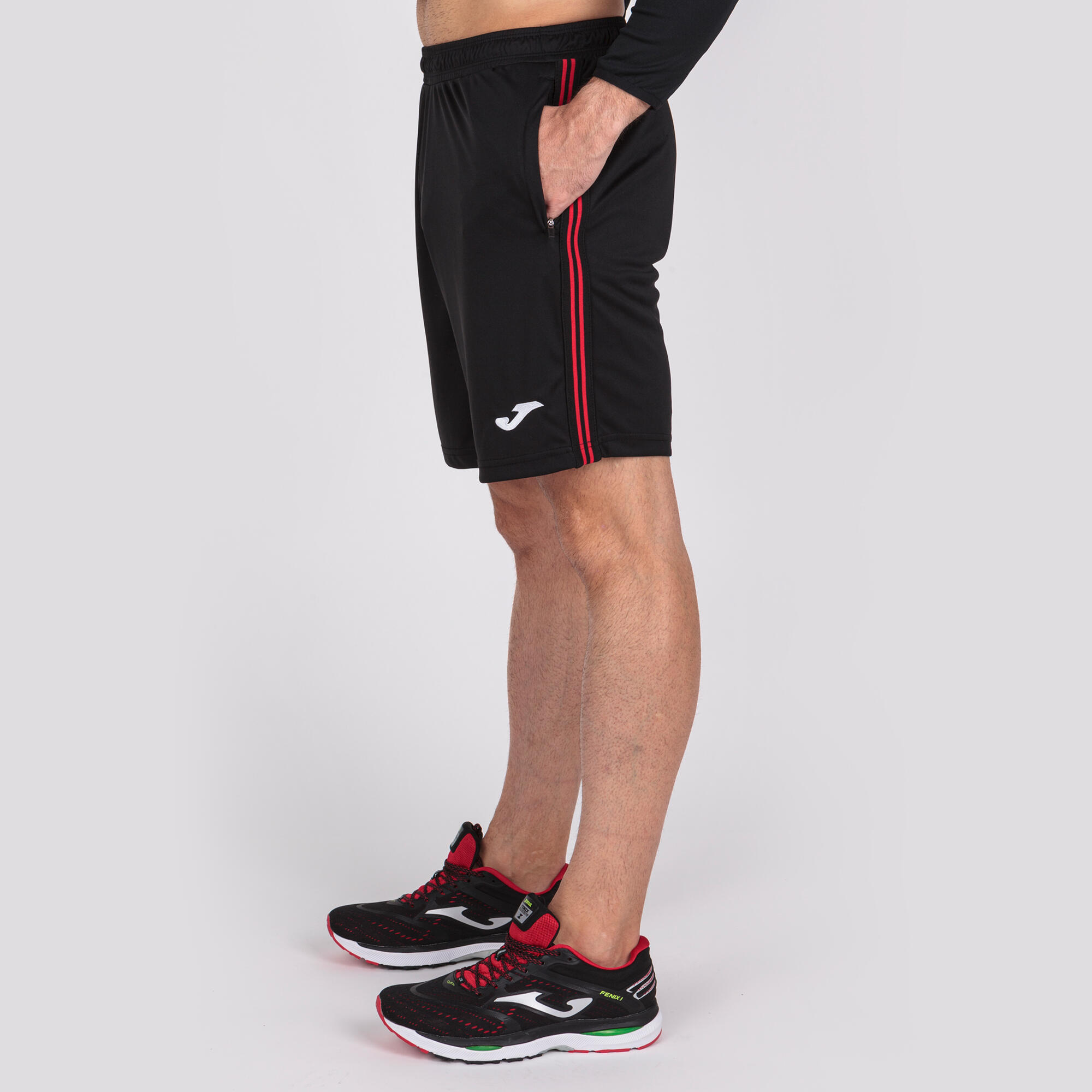 Bermuda Fútbol Niños Joma Classic Negro 4/5
