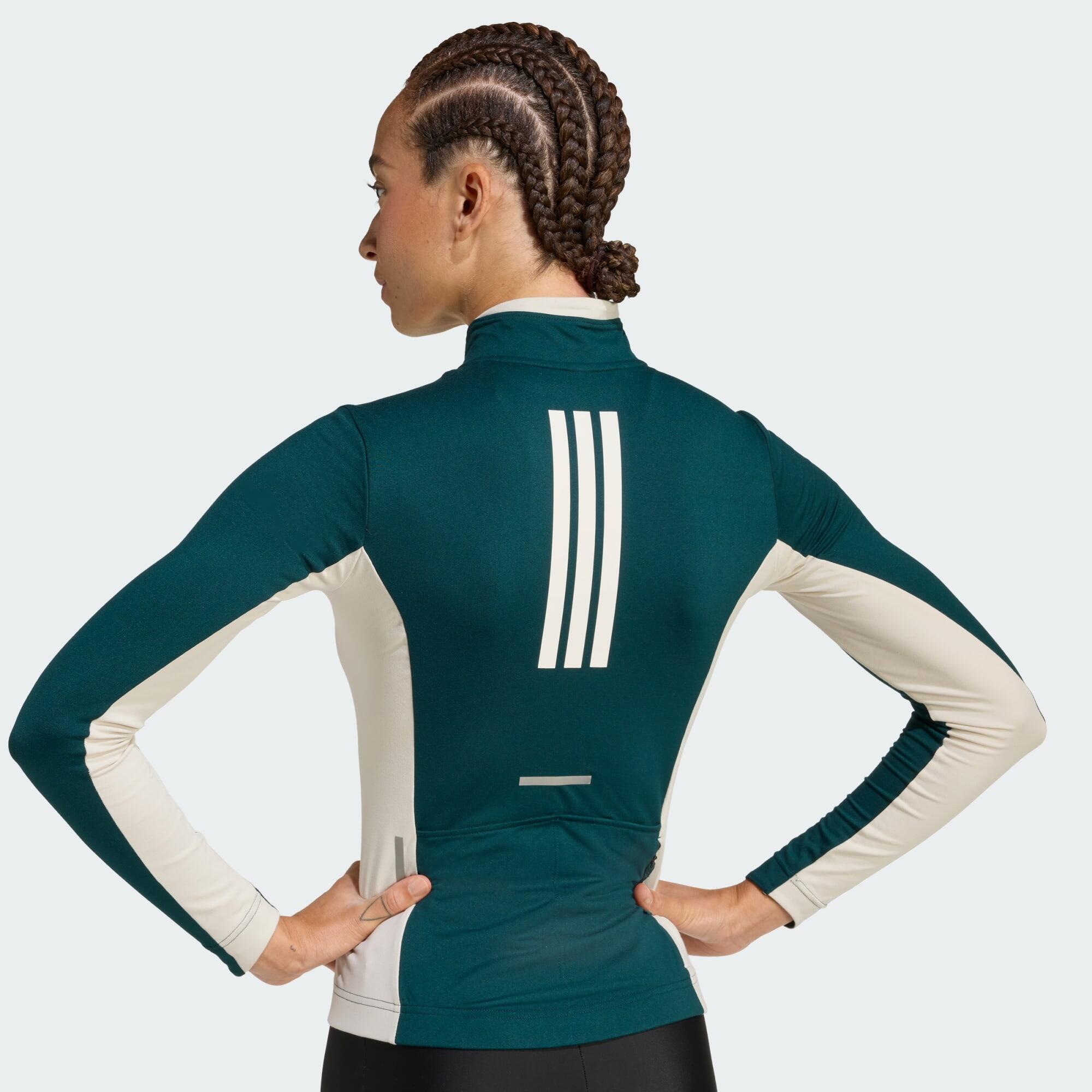 Maillot de cyclisme manches longues 3 bandes Tempo 5/5