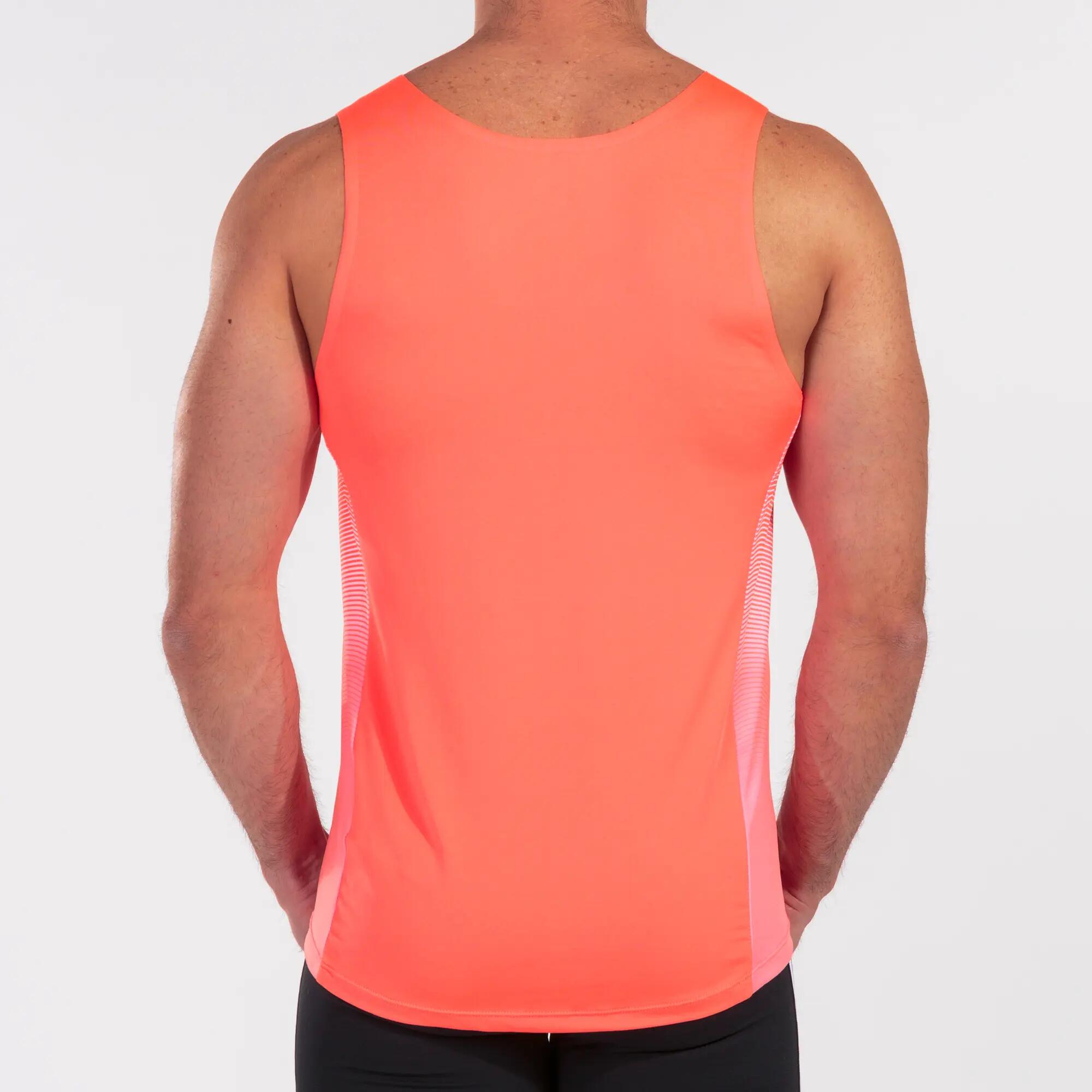 Débardeur Running Homme Joma Elite VII Corail Fluo 3/5