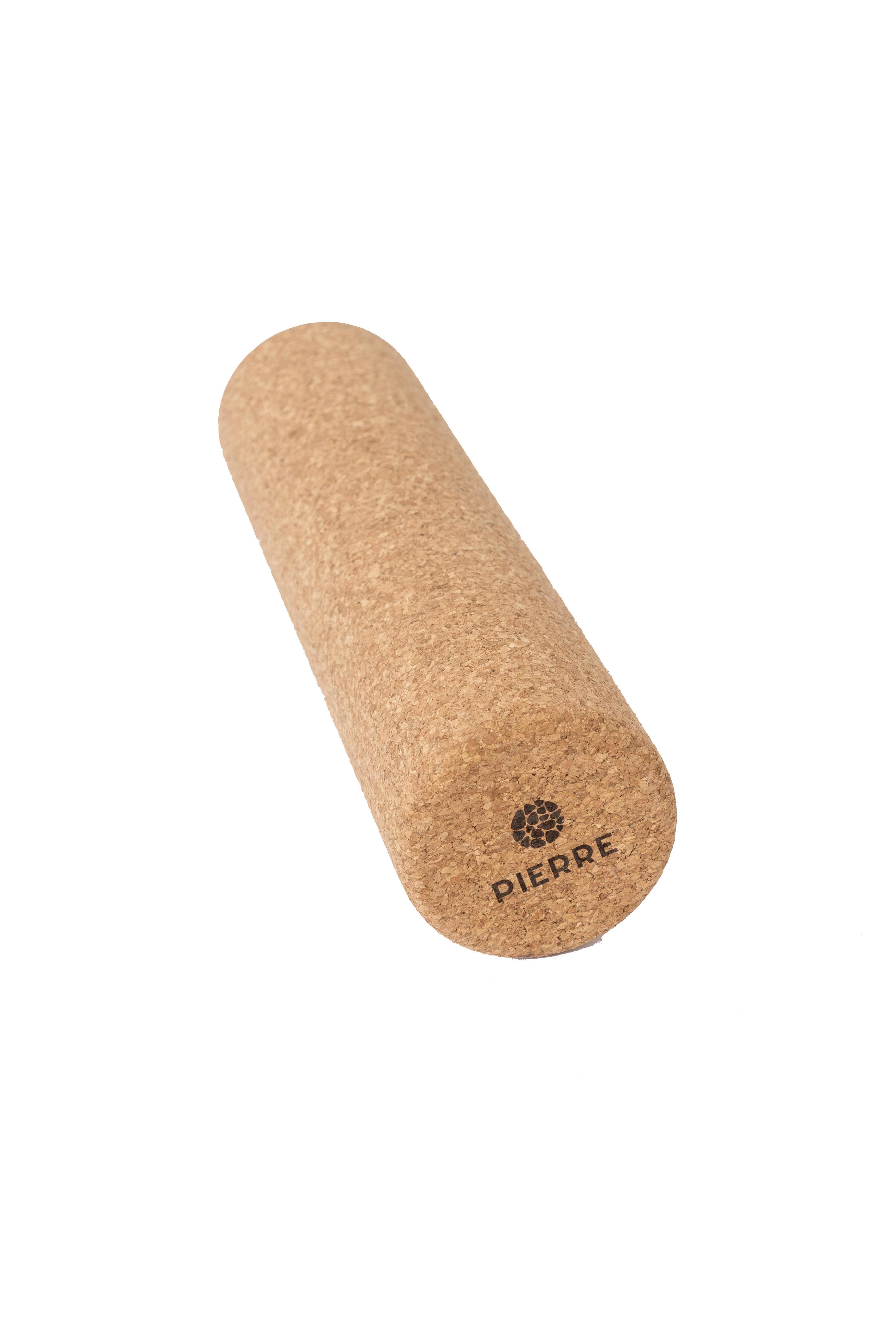 PIERRE SPORTS Rullo per massaggio - 40x10cm - sughero naturale
