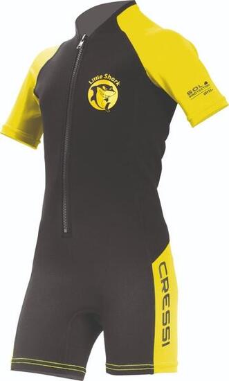 Pianka neoprenowa dziecięca Cressi Little Shark Jr Yellow