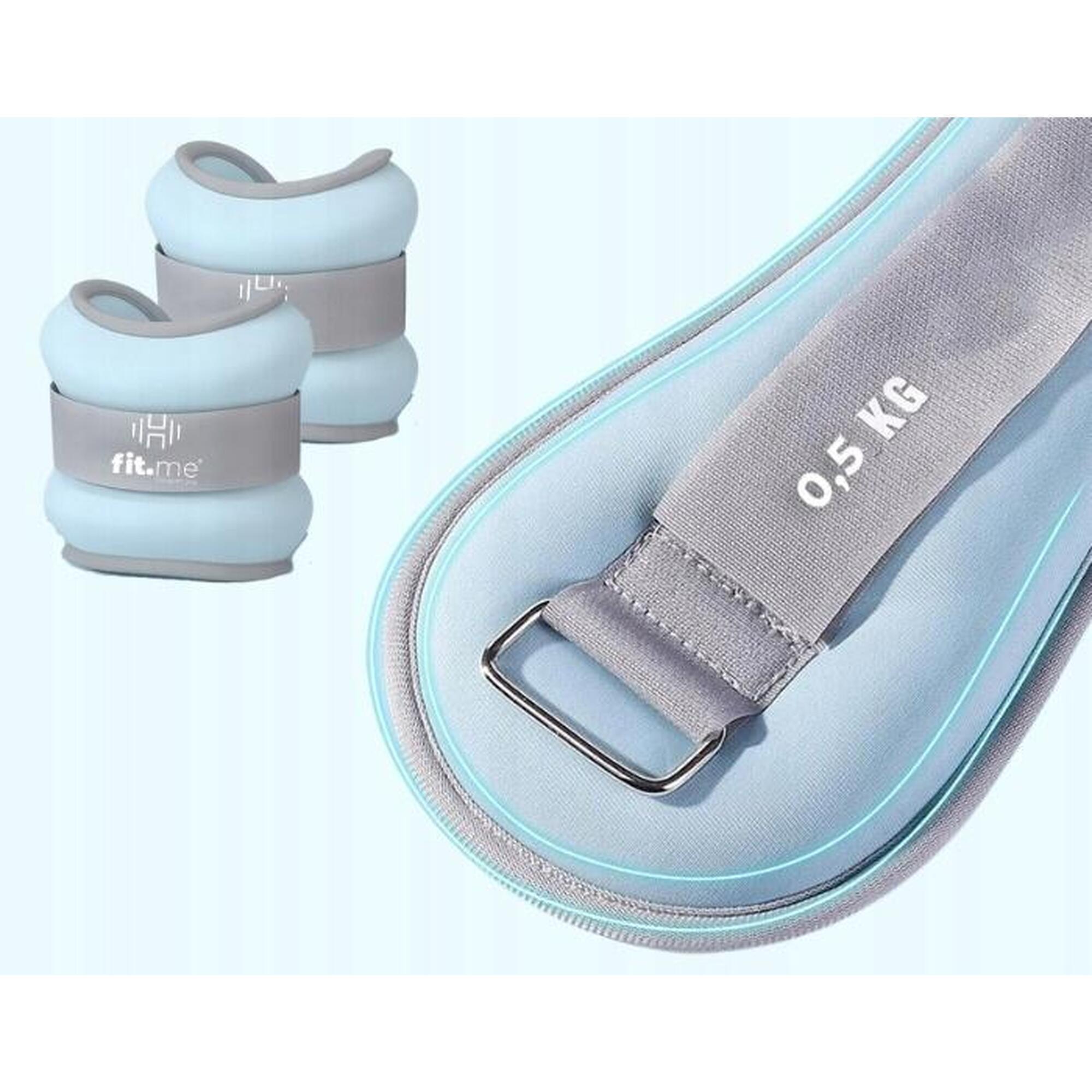 Obciążniki ciężarki na kostki nadgarstki ręce nogi 2x0,5kg ciężarki fit.me