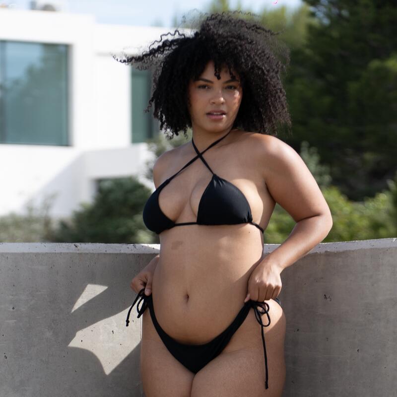 Bas de Maillot de Bain Bikini Noeud Brésilien Flux Modéré