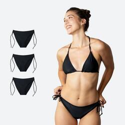 Lot 3 Bikini Menstruel Noeud Brésilien Flux Modéré Ecowoman