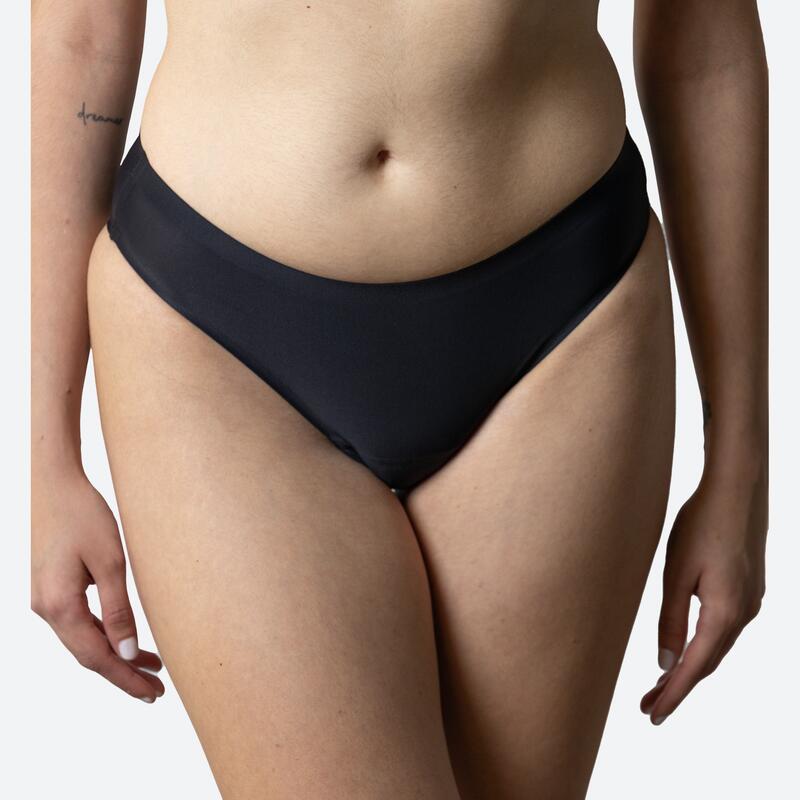 Bas de Maillot de Bain Menstruel Bikini Sans Couture Fille Flux Modéré