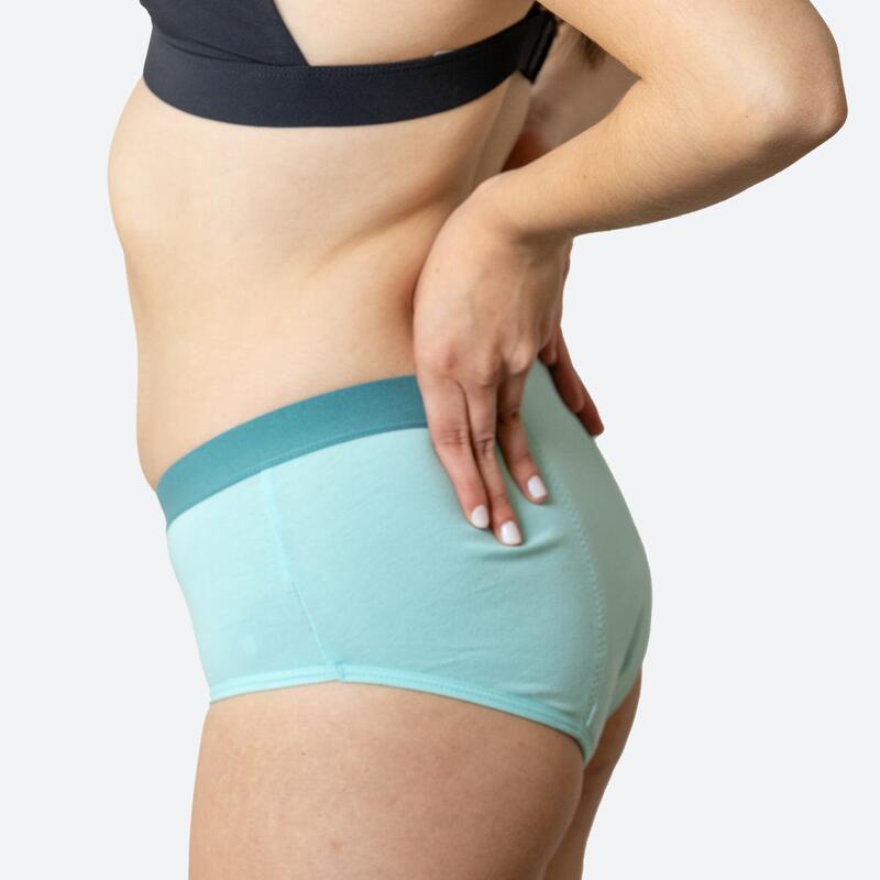Mutandine mestruali Ecowoman per adolescenti running Flusso abbondante 3/5