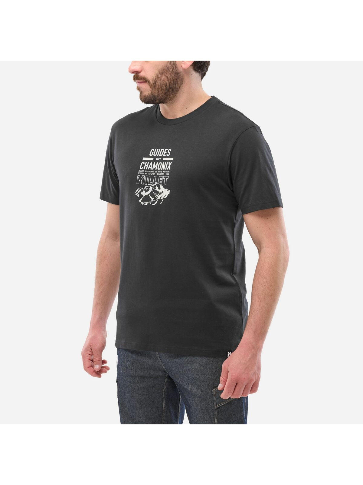 T-Shirt Escalade pour homme COMPAGNIE DES GUIDES CHAMONIX LOGO 4/6