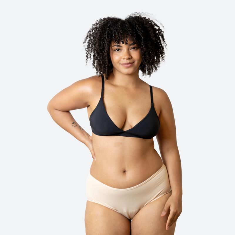 ECOWOMAN Periodenunterwäsche Hohe Taille Starke Blutung Ecowoman