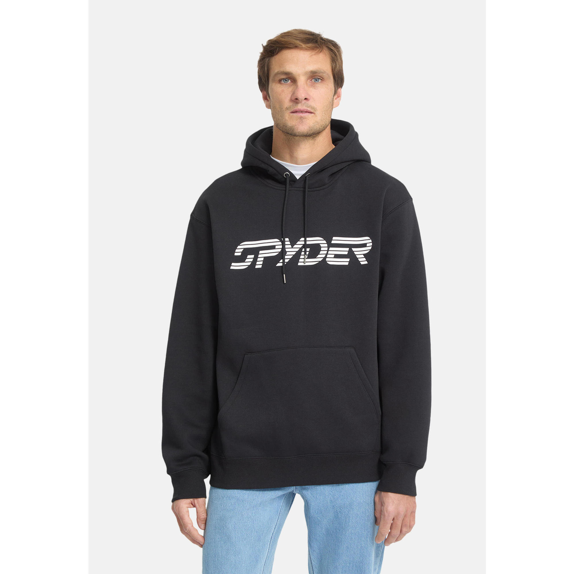 Spyder - Sweat À Capuche Hiking Homme - Wordmark - Pull - Noir - 40 M - Decathlon