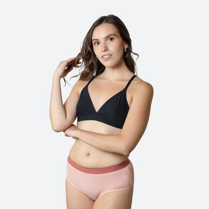 Culotte Menstruelle Classique Beige Fille Flux Fort