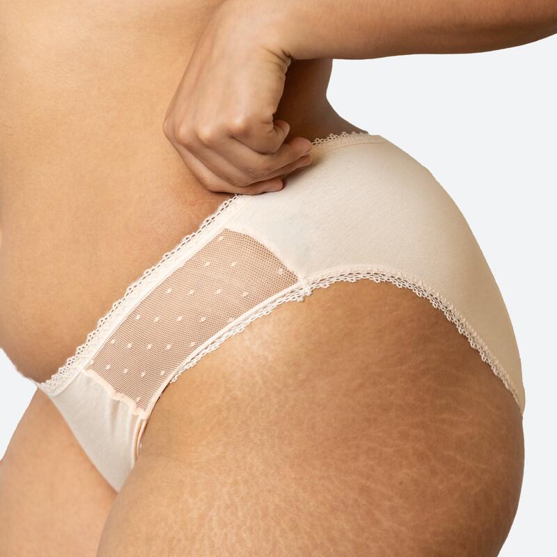 3 Stk. Periodenunterwäsche Ecowoman Hüfttransparent Starke Blutung 3/4
