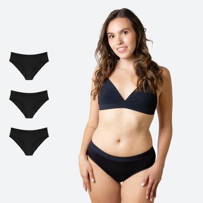 Set van 3 menstruatiebroekje tieners heavy flow