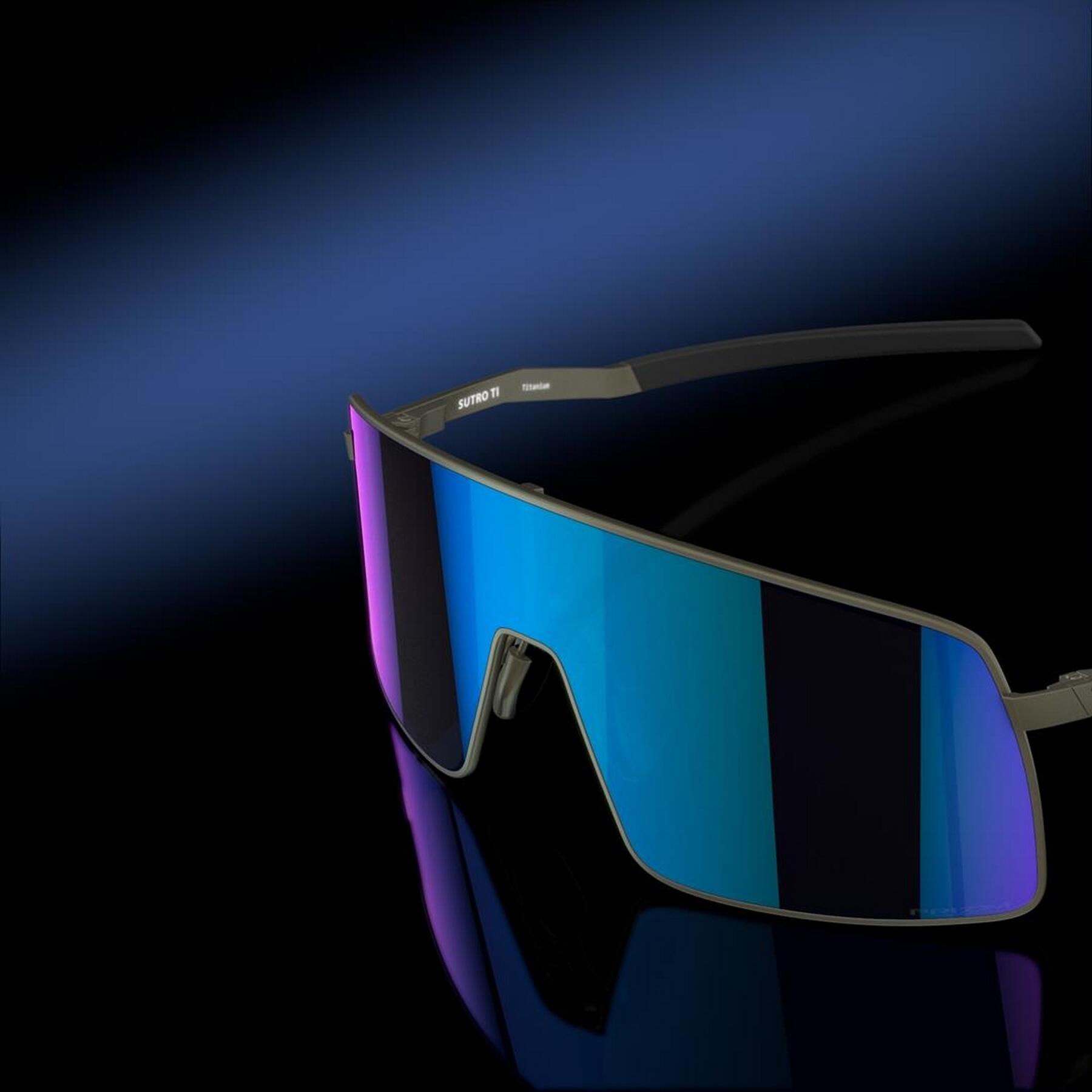 Oakley Sutro TI Satin Lead/ Prizm Sapphire 5/6