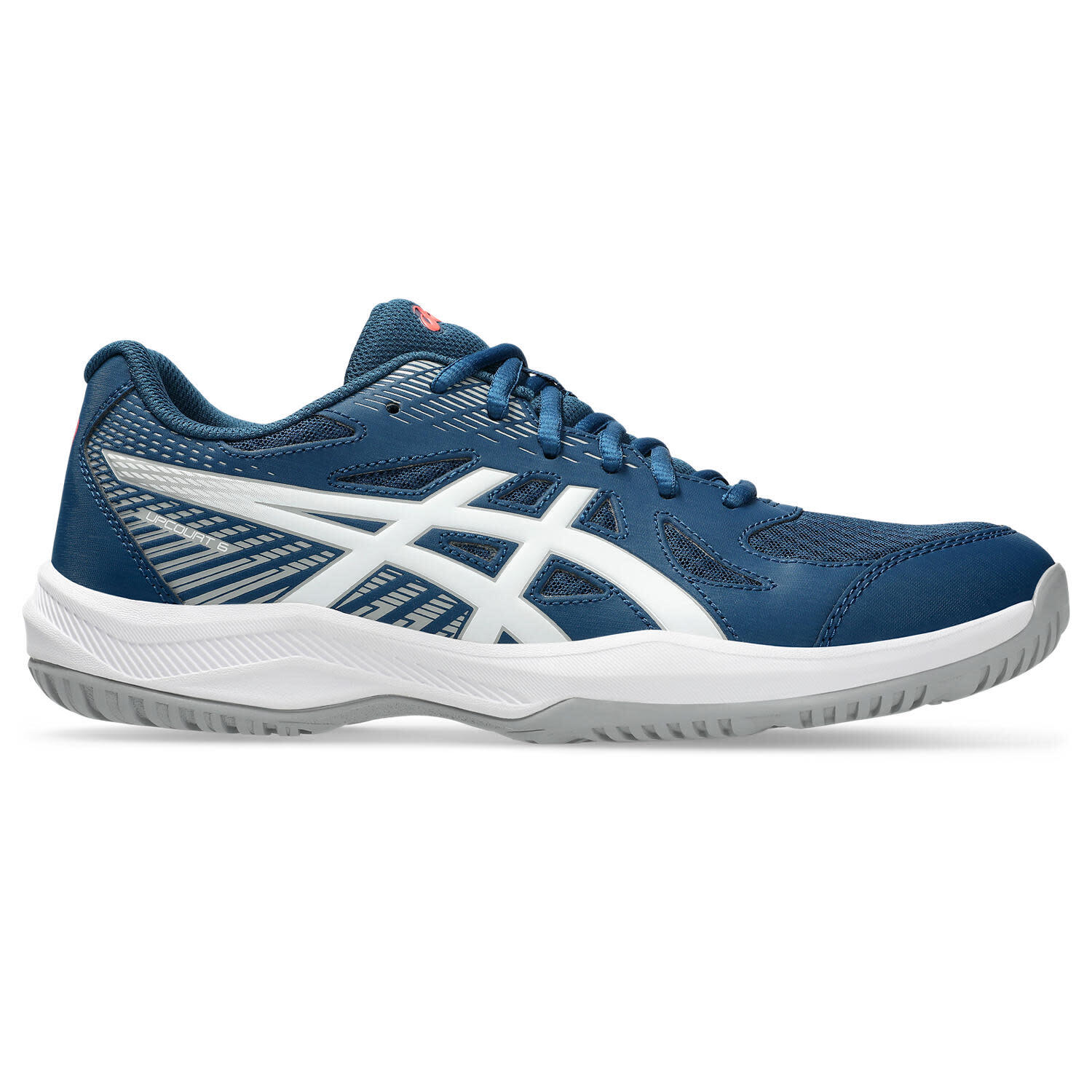 Asics - Sport En Salle Homme - Asics Upcourt 6 - Makoblue - Chaussures De Sport - Blanc|bleu|gris - 41,5 - Decathlon
