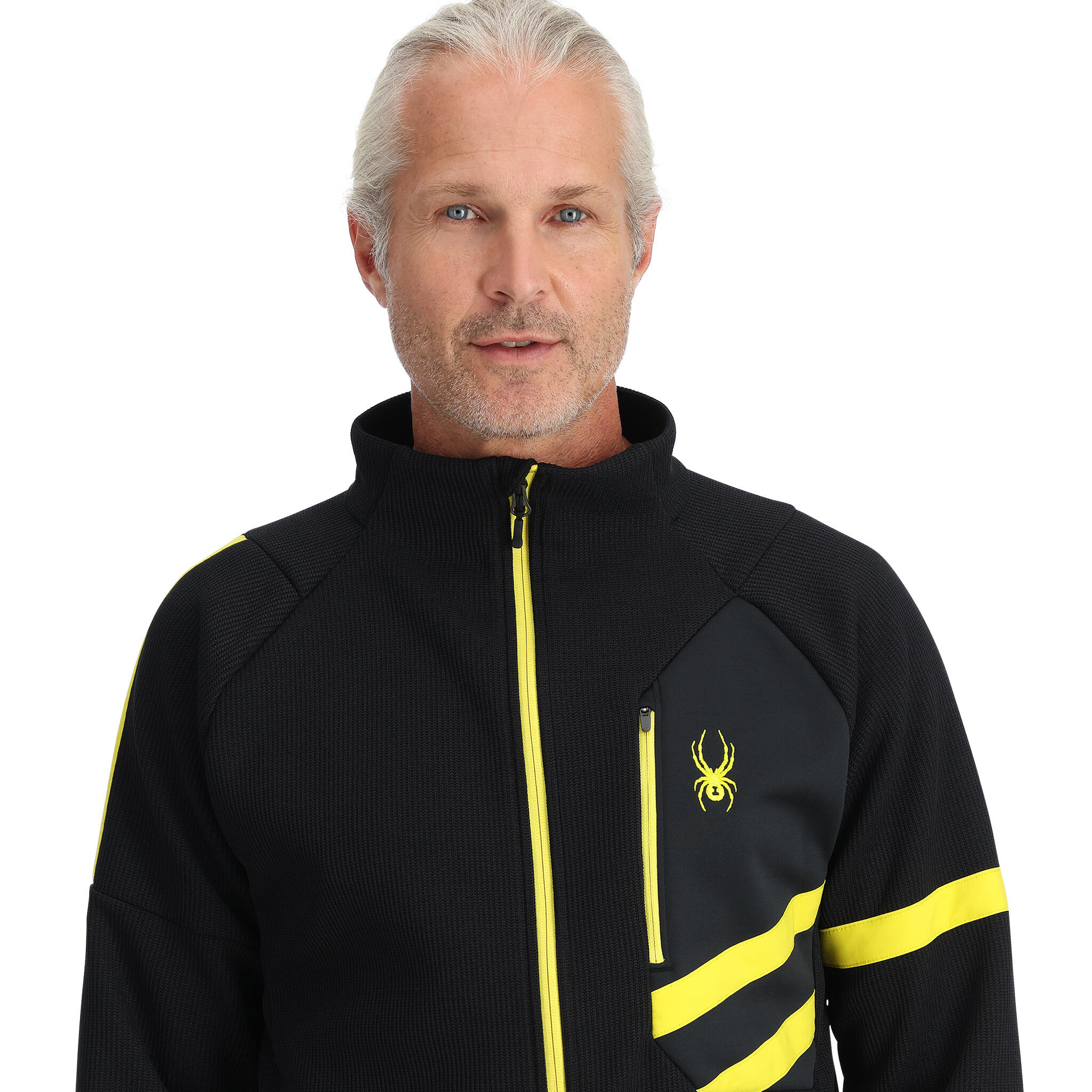 Pull zippé Ski Homme - Wengen Bandit 3/4