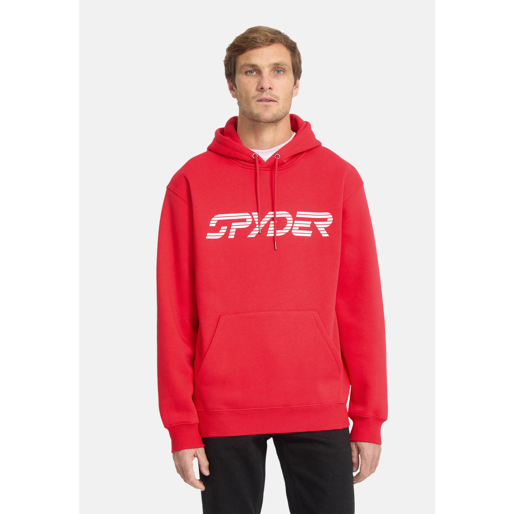 Spyder - Sweat À Capuche Hiking Homme - Wordmark - Pull - Rouge - 40 M - Decathlon