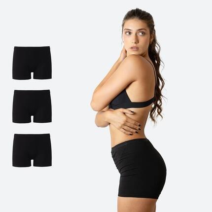 Set van 3 Menstruatiebroekje boxershort Ecowoman Heavy Flow