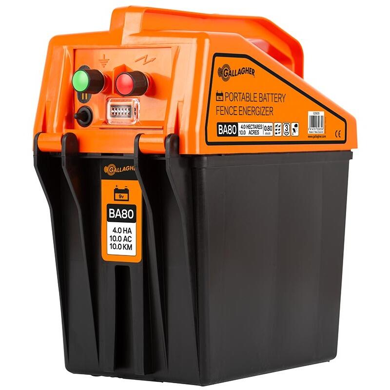 Gallagher - Électrificateur Gallagher Ba80 - Batterie - Noir|orange - No Size - Decathlon