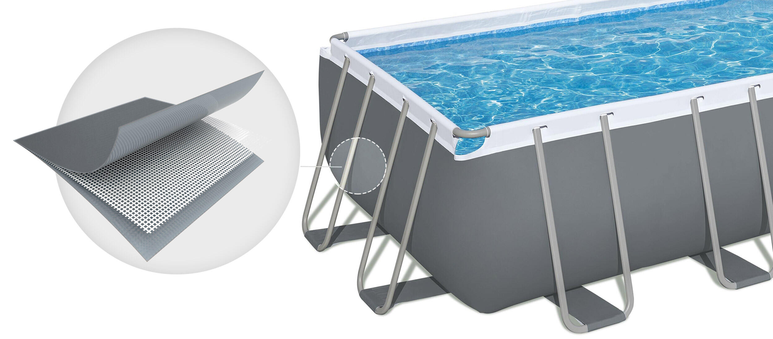 Basen stelażowy do ogrodu Bestway 5612B 640 x 274 x 132 cm zestaw 2/6