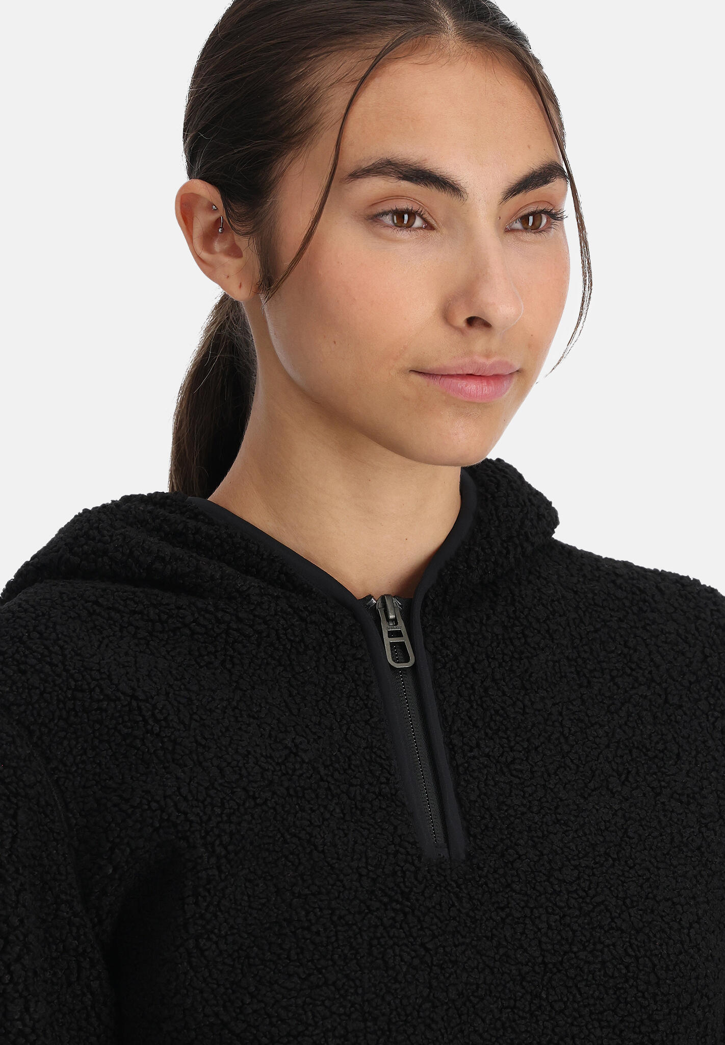 Sudadera con capucha Ski Mujer - Cloud Fleece 3/4