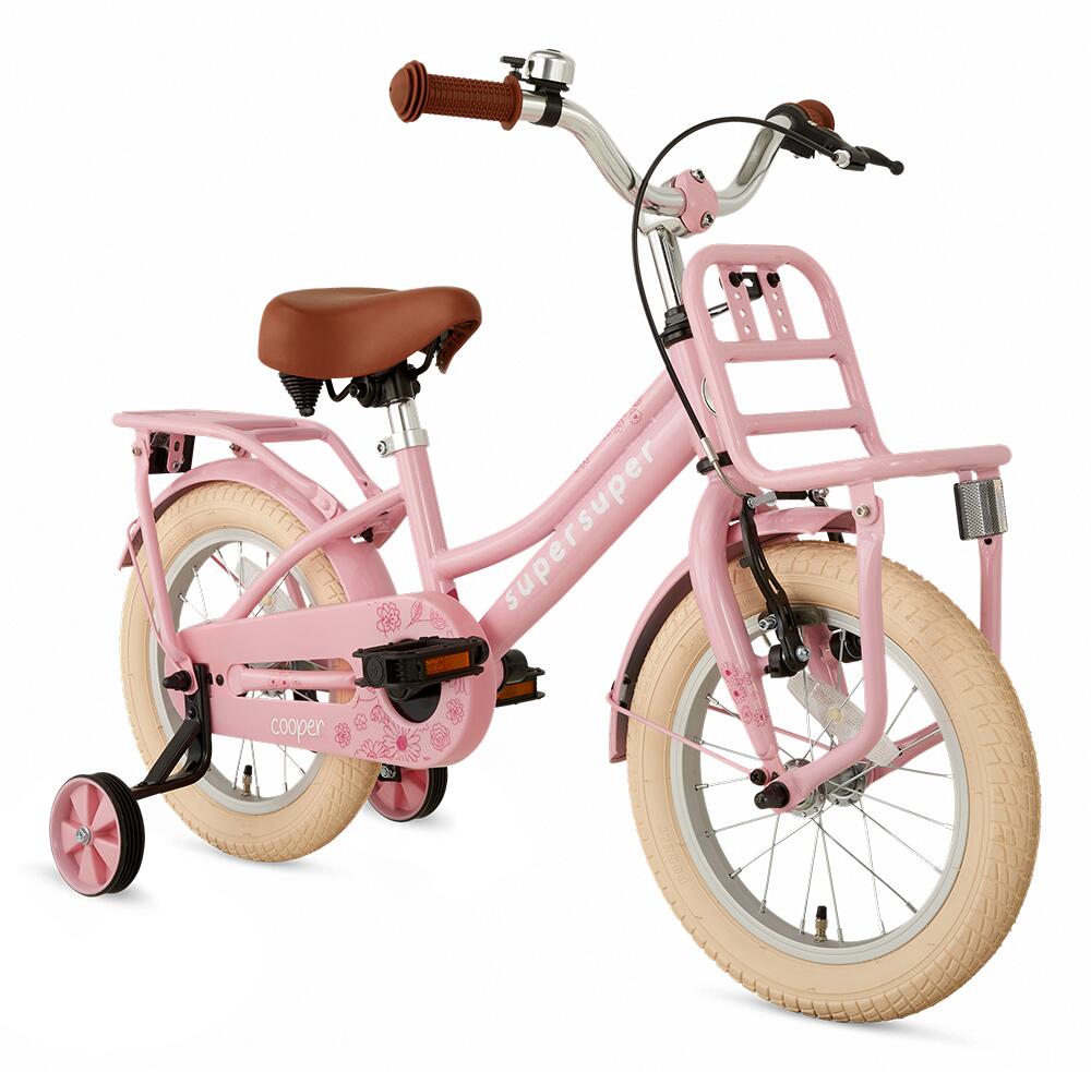 SuperSuper Cooper Kinderfiets - 14 inch - Rose 2/6