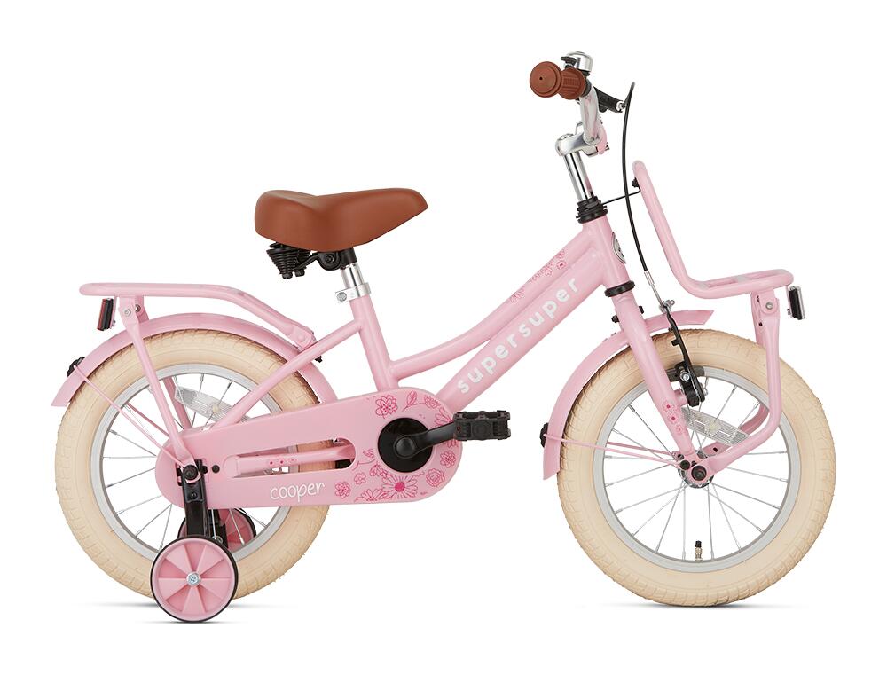 SUPERSUPER SuperSuper Cooper Kinderfiets - 14 inch - Rose