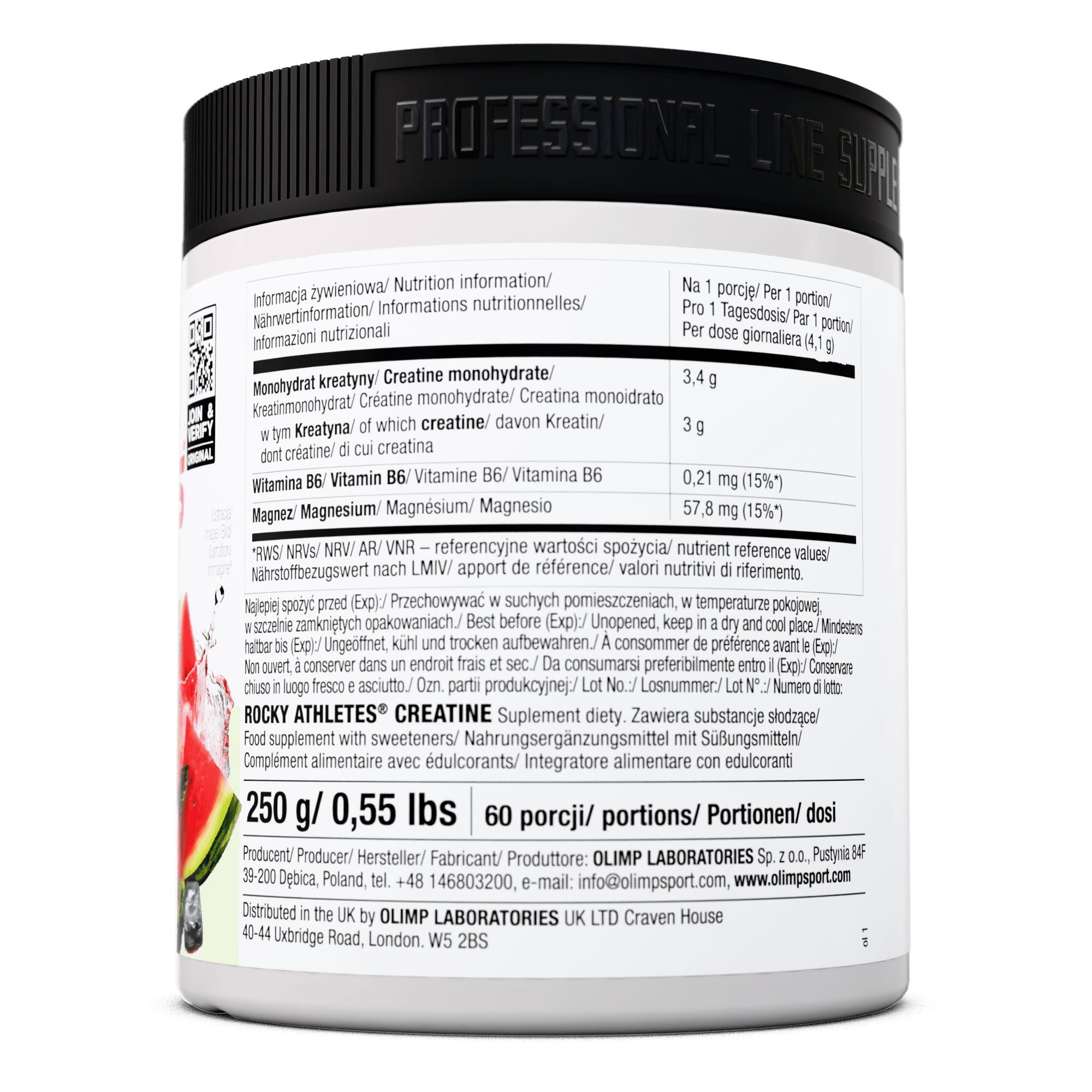 Kreatyna Olimp Rocky Athletes® Creatine - 250 g Watermelon Ice 2/3