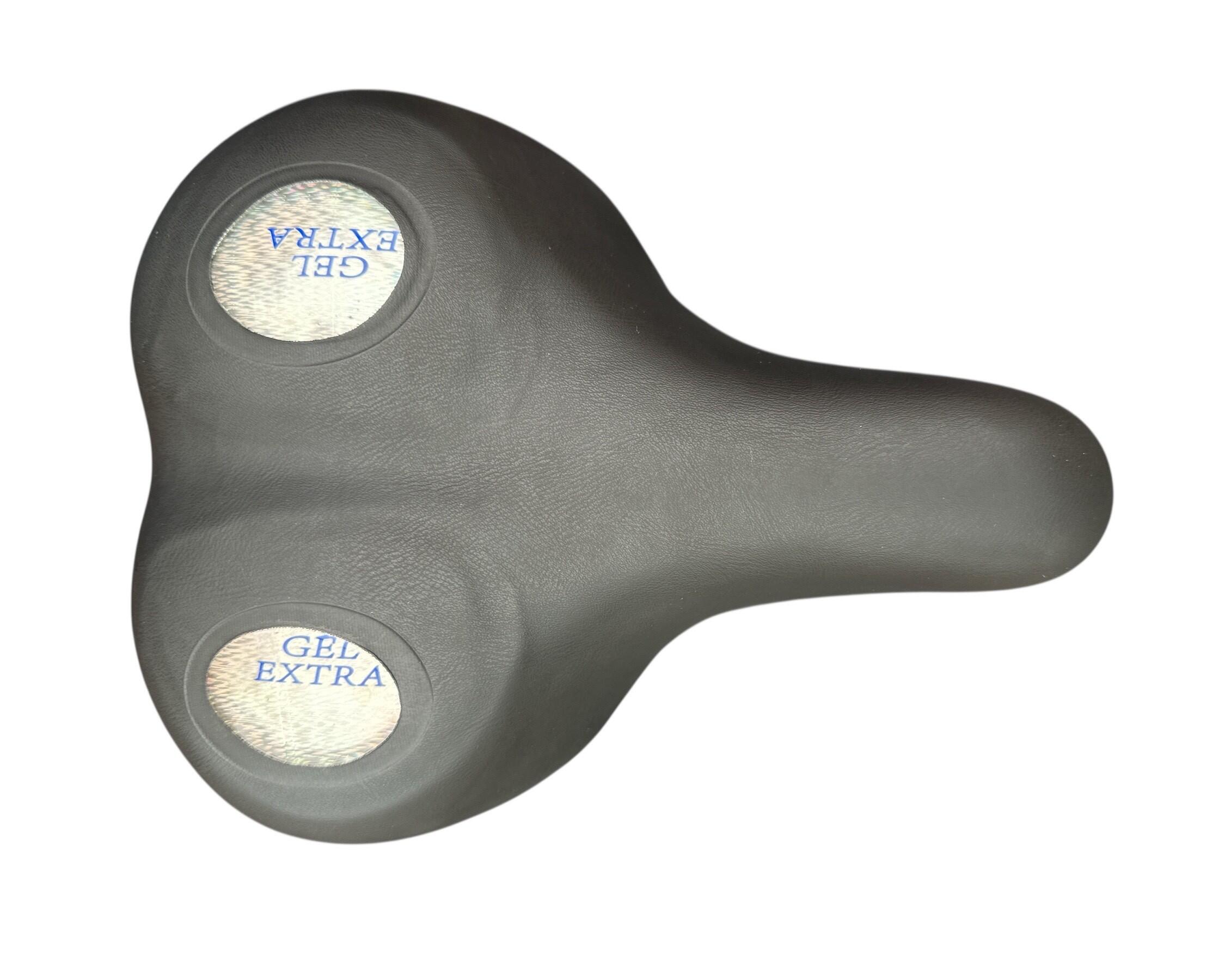 Sillín de bicicleta para mujer/hombre, sillín de gel, confort, negro 2/7