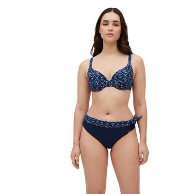 Conjunto de bikini tirantes anchos con braga midi copa C