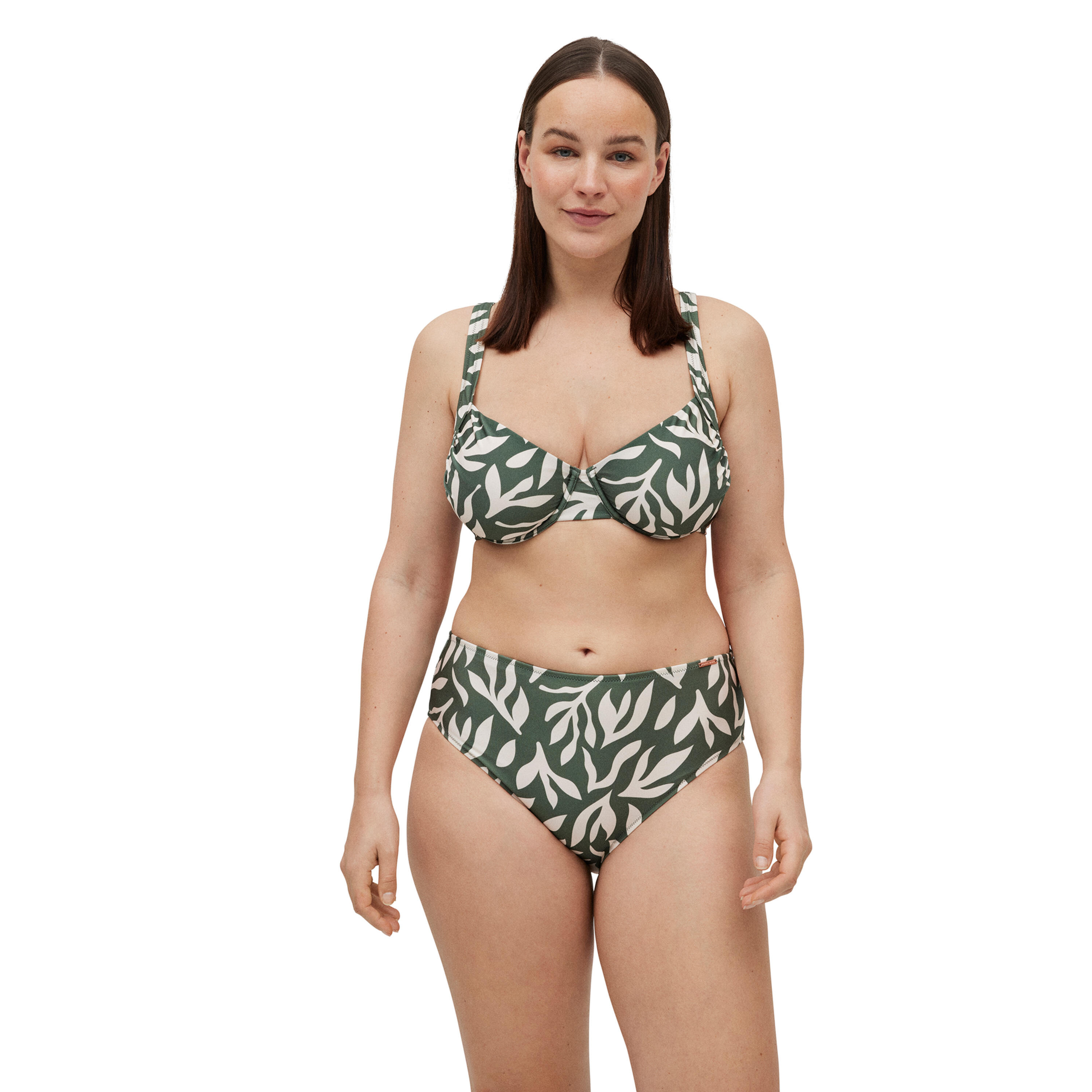 YSABEL MORA Conjunto de bikini reductor con brillo copas grandes D y F