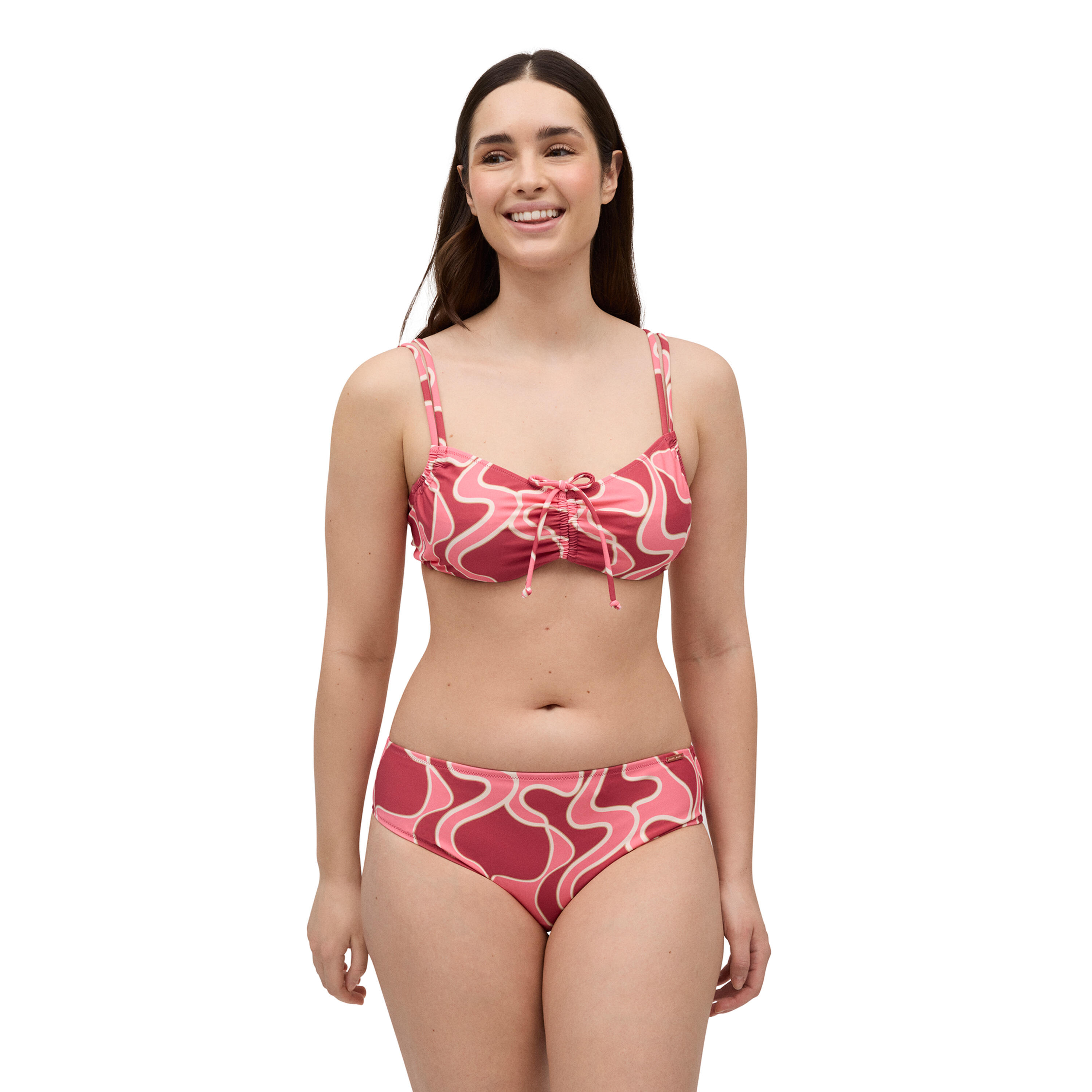 YSABEL MORA Conjunto de bikini reductor estampado copa C