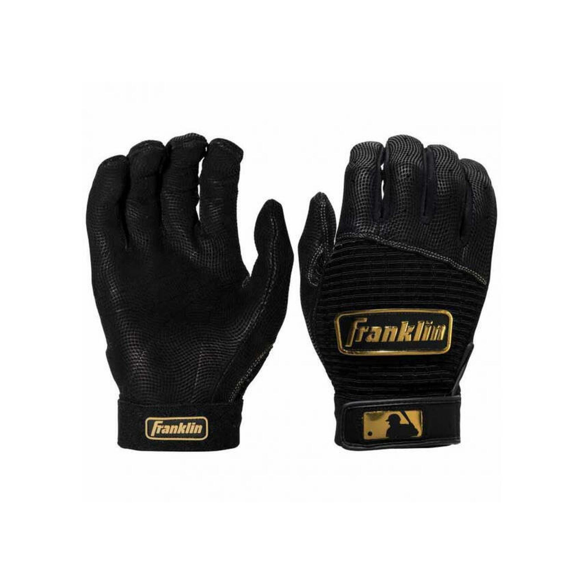 Franklin - Gants De Baseball - Pro Classic - Adultes - (noir/or) - Large - Gants - Multicolore|noir - 44 L - Decathlon