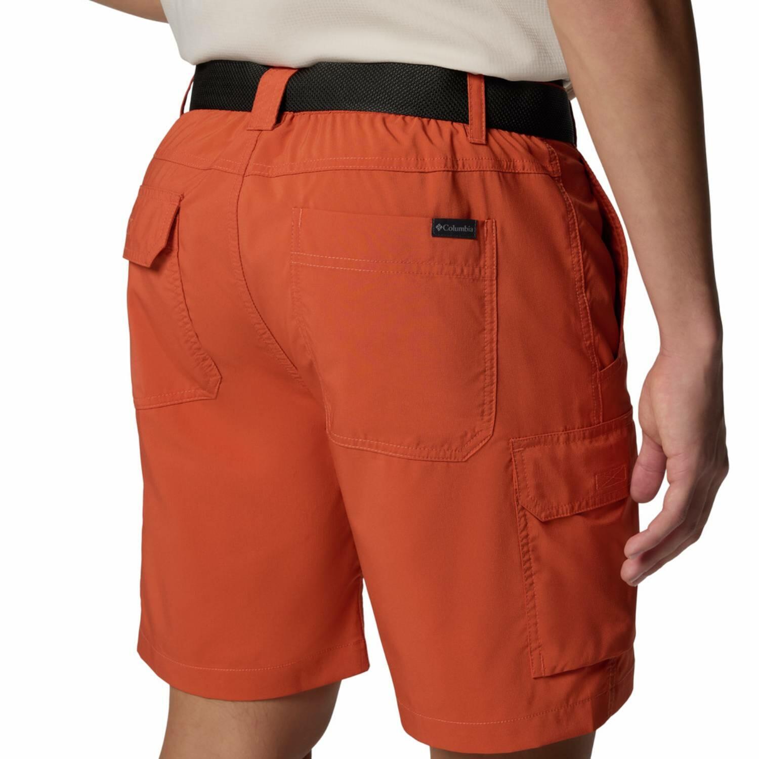 Short Columbia Silver Ridge Utility orange léger et respirant 4/5
