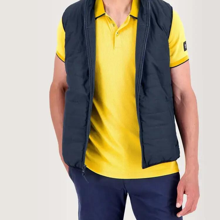 Men's Navy Puffer Jacket TBS JACOBSAN