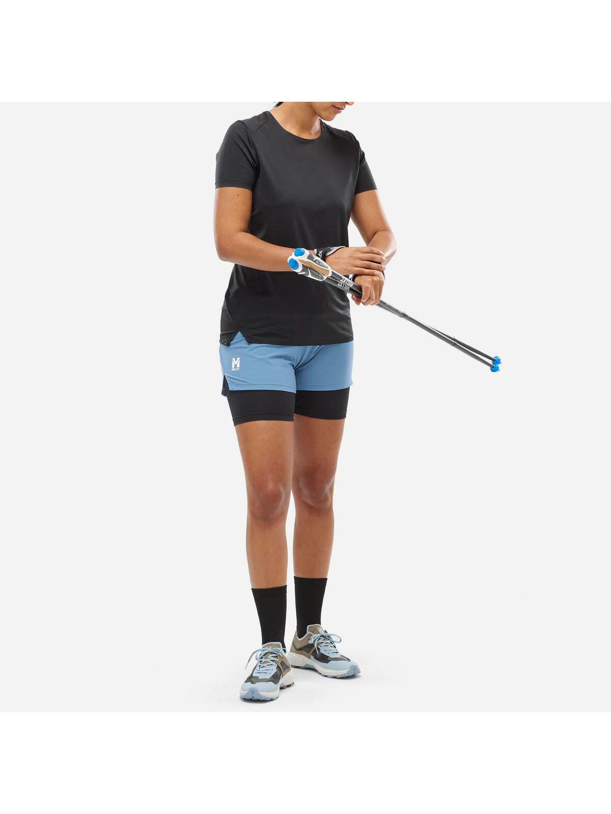 Spodenki do biegania damskie Millet Intense 2in1 Short W active fit 5/6