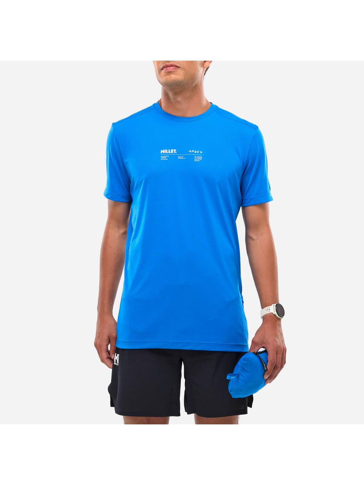 Kurtka do biegania wiatrówka męska Millet Intense Windbreaker Jkt active Fit 5/6