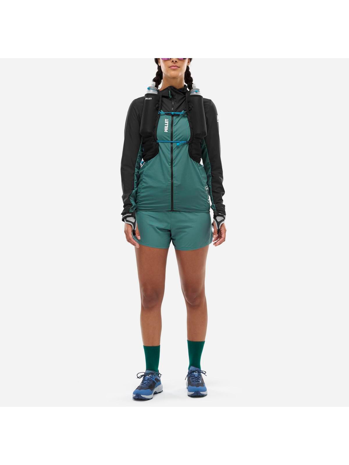 Kurtka do biegania Millet Intense Windbreaker Jkt W Zielony Active Fit 2/7