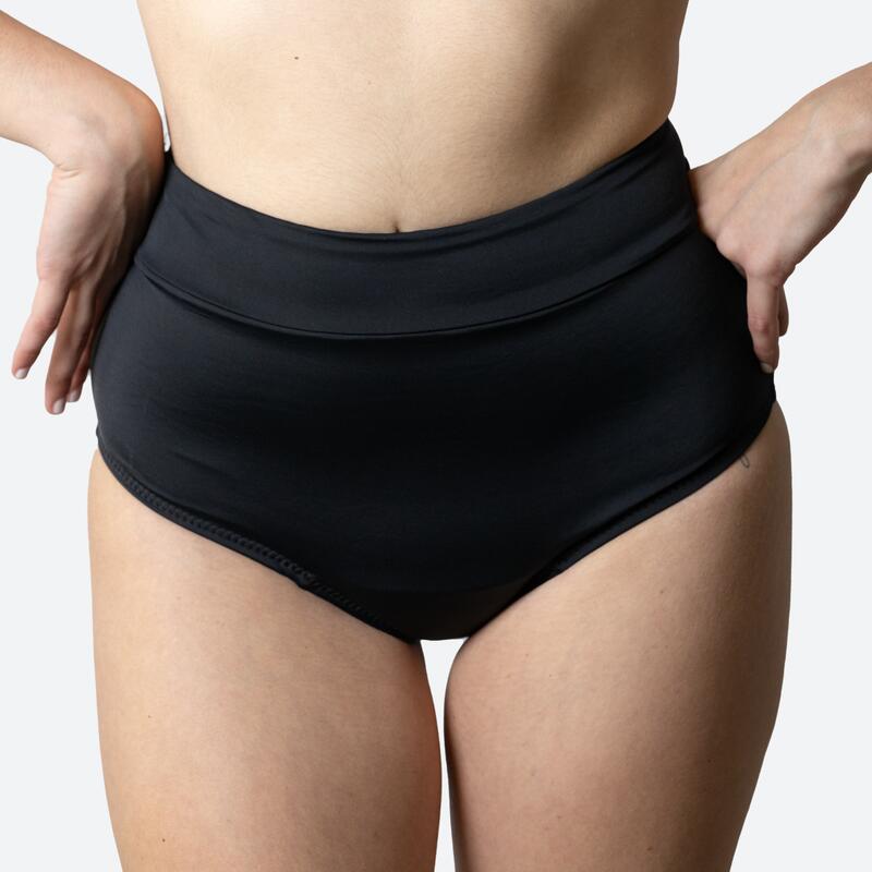 Costume da bagno mestruale Ecowoman a vita alta flusso moderato 3/5