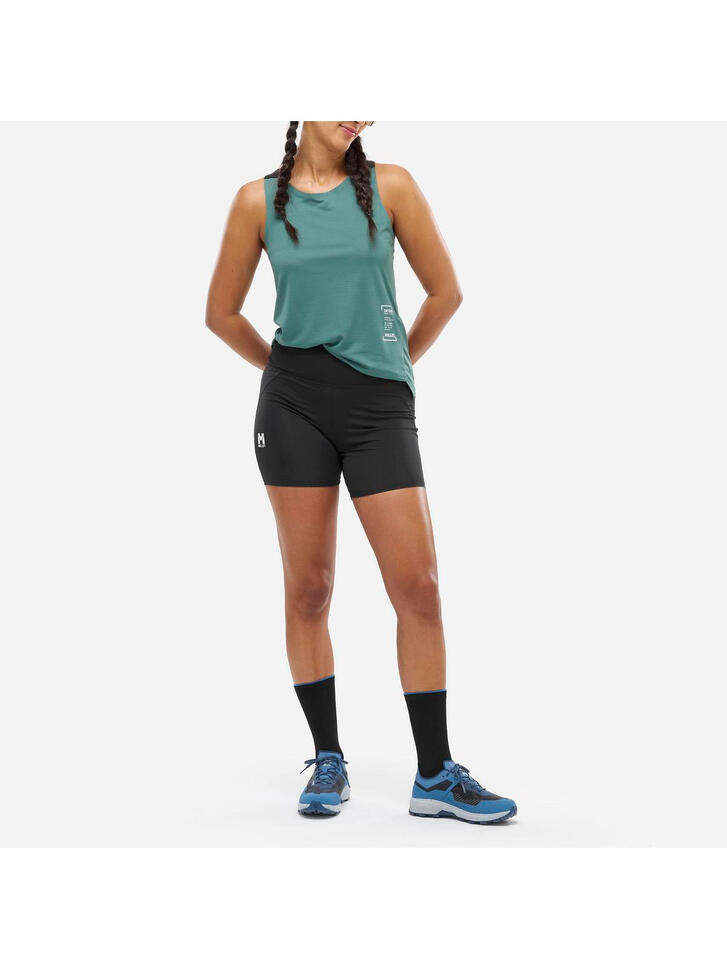 Legginsy do biegania damskie Millet Intense Legging Short W Ahletic Fit