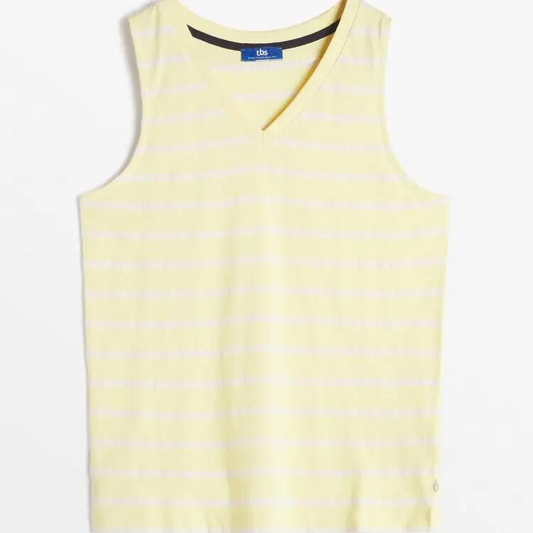 Women's Yellow Vest Top TBS Neriade