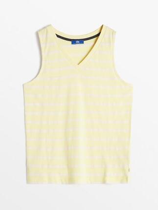 TBS Neriade Damen Tanktop Gelb